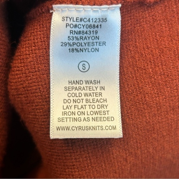 Cyrus knit button front cardigan sweater Colorado Sz S NWT - Picture 8 of 11